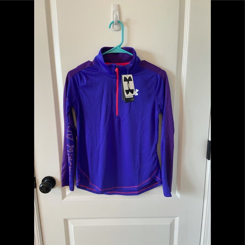⭐️NEW⭐️ Under Armour girls light weight zip-up
